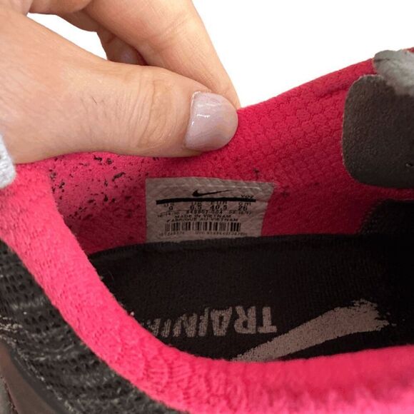 Nike Metcon 3 Womens Gray Pink Crosssfit Cross Training Athletic Sneakers Sz 9 - Picture 6 of 9